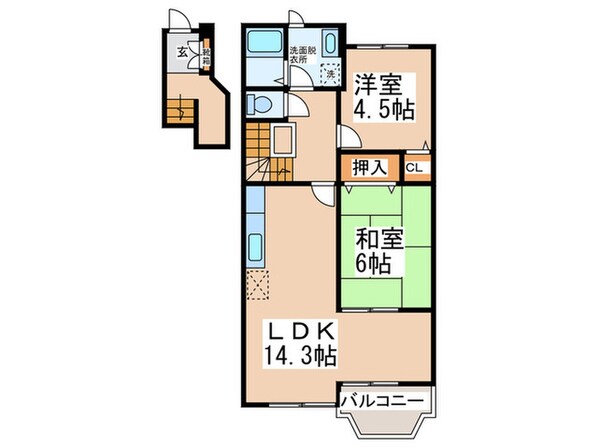 コモド・アビタ－レの物件間取画像